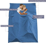 Saco de dormir para camping azul