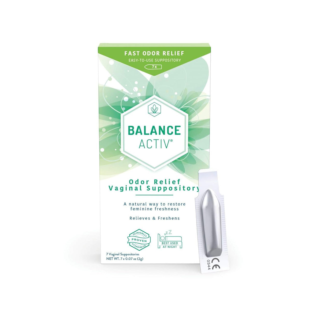 Suplementos Alimenticios Supositorio vaginal para olores