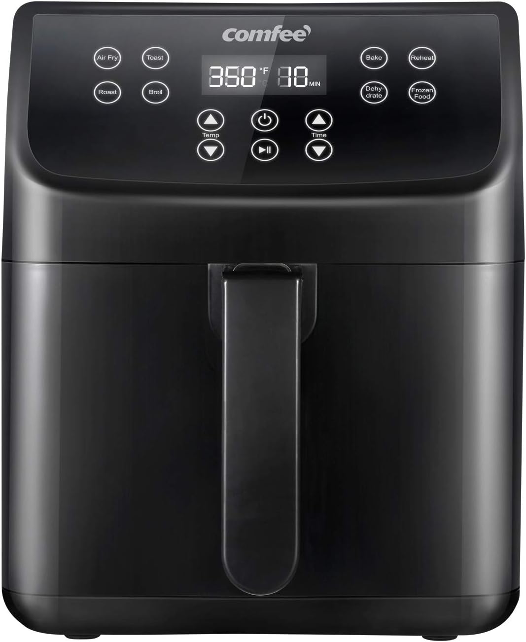 Freidora de aire COMFEE 5.8Qt 1700W, 8 funciones, digital