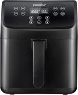 Freidora de aire COMFEE 5.8Qt 1700W, 8 funciones, digital