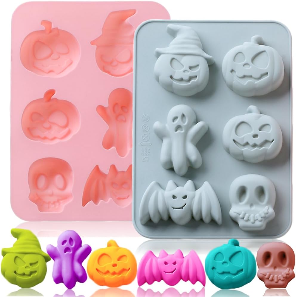 Molde Silicona Halloween 2 Pack para Galletas y Chocolates
