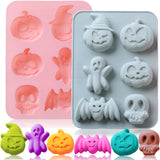 Molde Silicona Halloween 2 Pack para Galletas y Chocolates