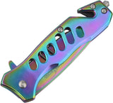 Cuchillo de bolsillo plegable con bloqueo de línea