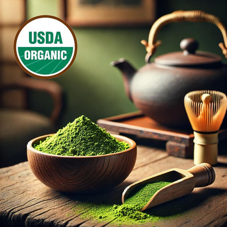 Matcha Powder USDA Organic Ceremonial Té Verde Japonés 2oz