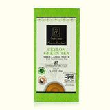 Ceylonzon Té Verde Premium 25 Bolsas, Sabor Natural 40g