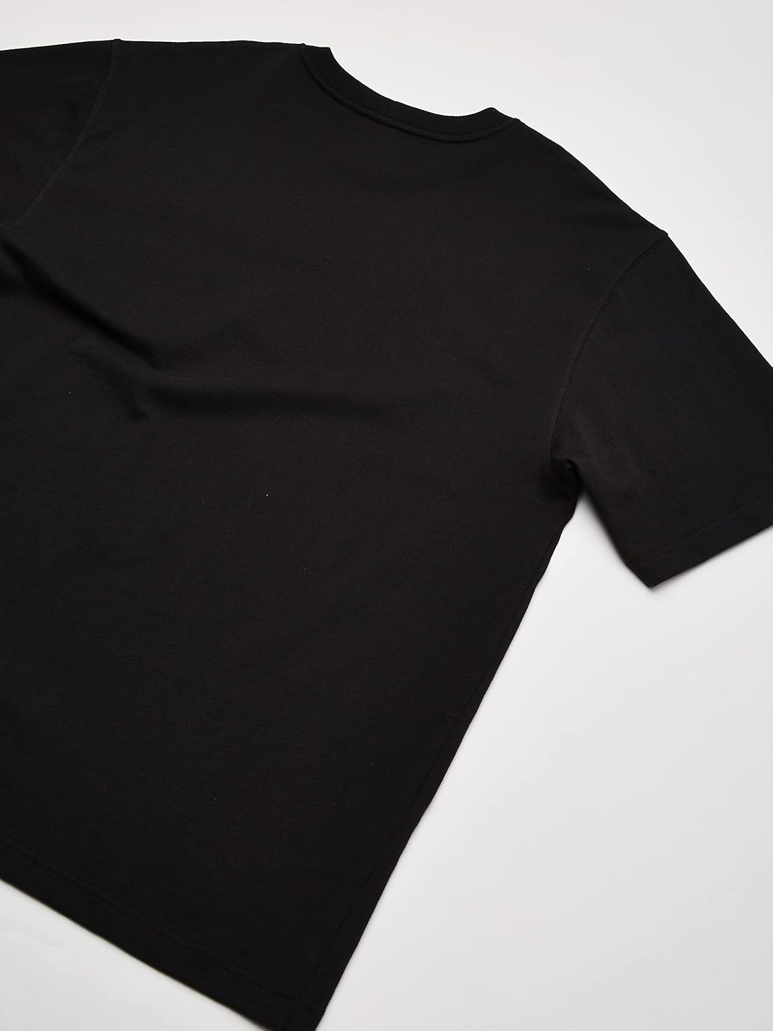Camiseta manga corta negra de ajuste holgado hombre talla L