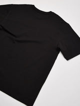 Camiseta manga corta negra de ajuste holgado hombre talla L