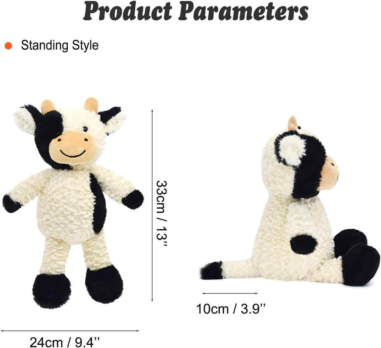 Peluche de vaquita tierna suave para regalar