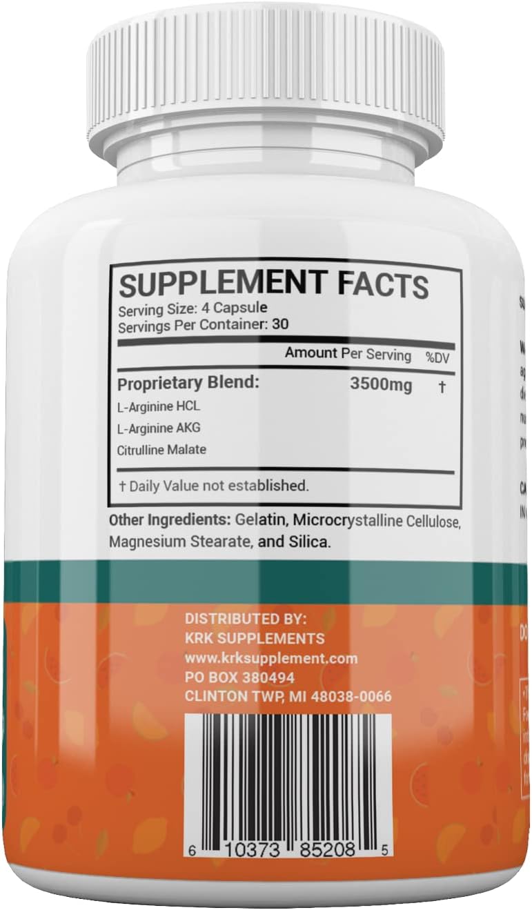 Suplemento 2 botellas complejo de óxido nítrico 3500 mg