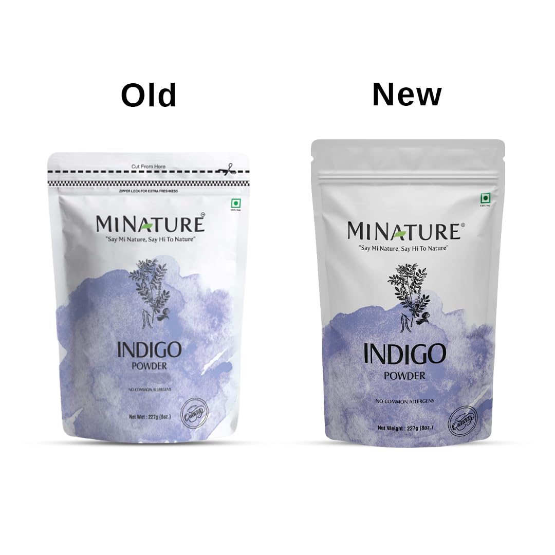 Polvo Índigo 100% Puro y Natural para Cabello 227g / 8 oz