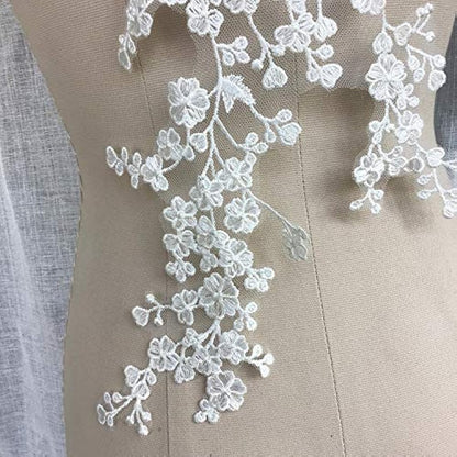 Apliques de encaje de alta calidad para vestido de novia