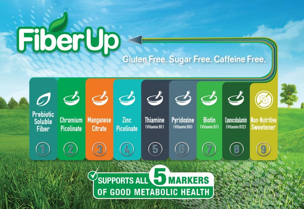 Delicioso suplemento de fibra soluble prebiótica fresa