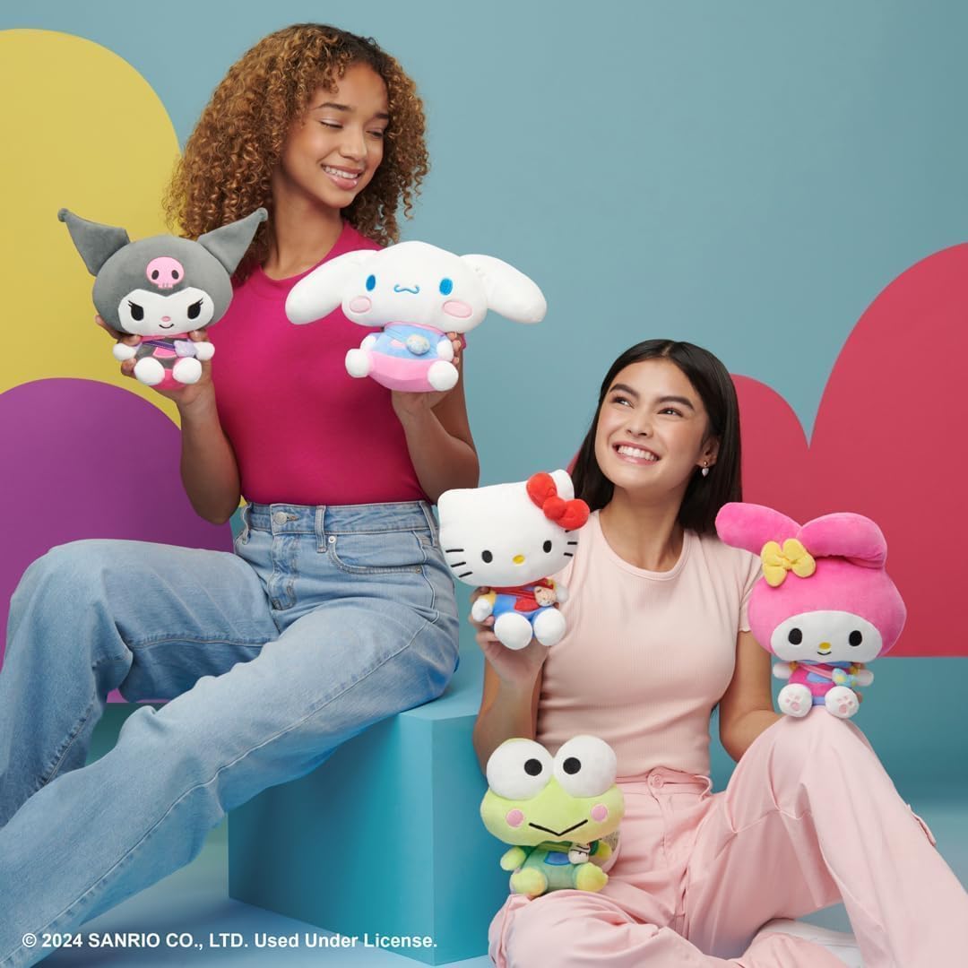 Muñeco de peluche Kuromi - Sanrio - Moda con capucha - Serie 1