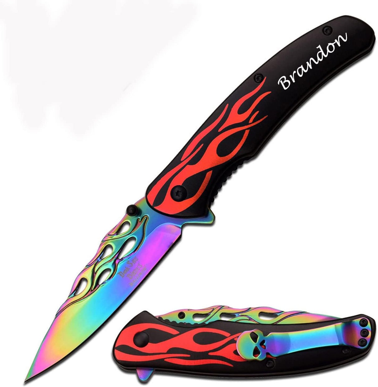 Cuchillo de bolsillo grabado con láser MT-1118GY