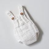 Ropa de Fotografía para Bebés Zeroest, Crochet, Romper y Shorts