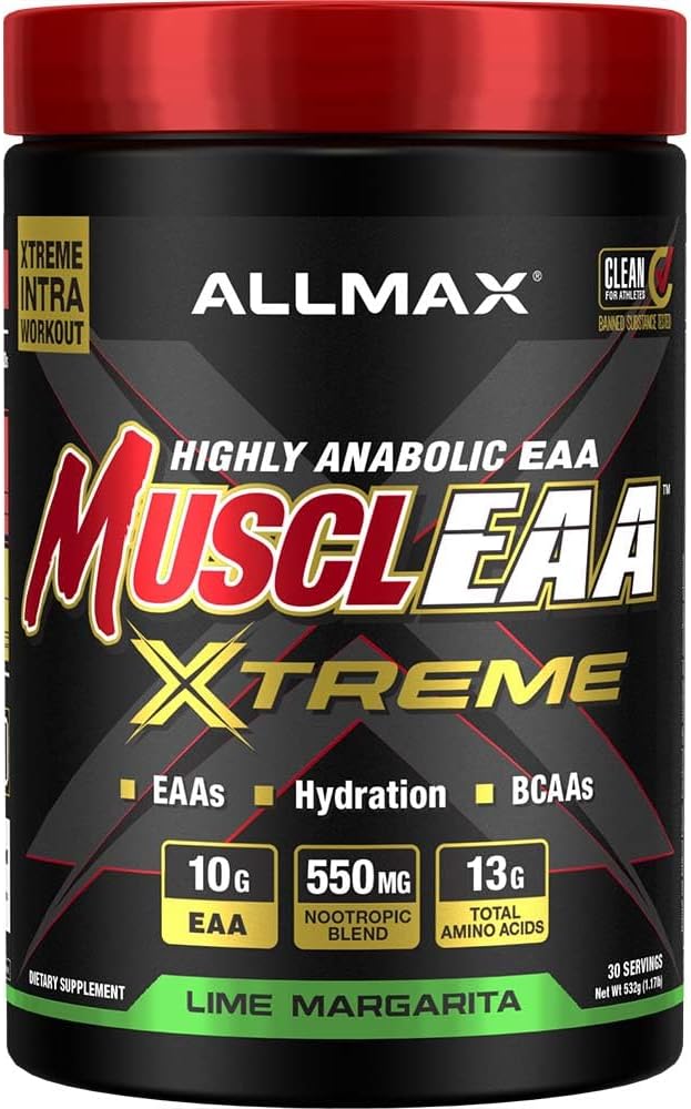 ALLMAX MUSCLEAA Xtreme - EAAs, BCAAs, Hidratación - 532 g