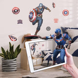 Wall Palz Vinilos Decorativos Captain America 27 Realidad Aumentada