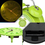 Reloj despertador clásico de campana para dormilones pesado