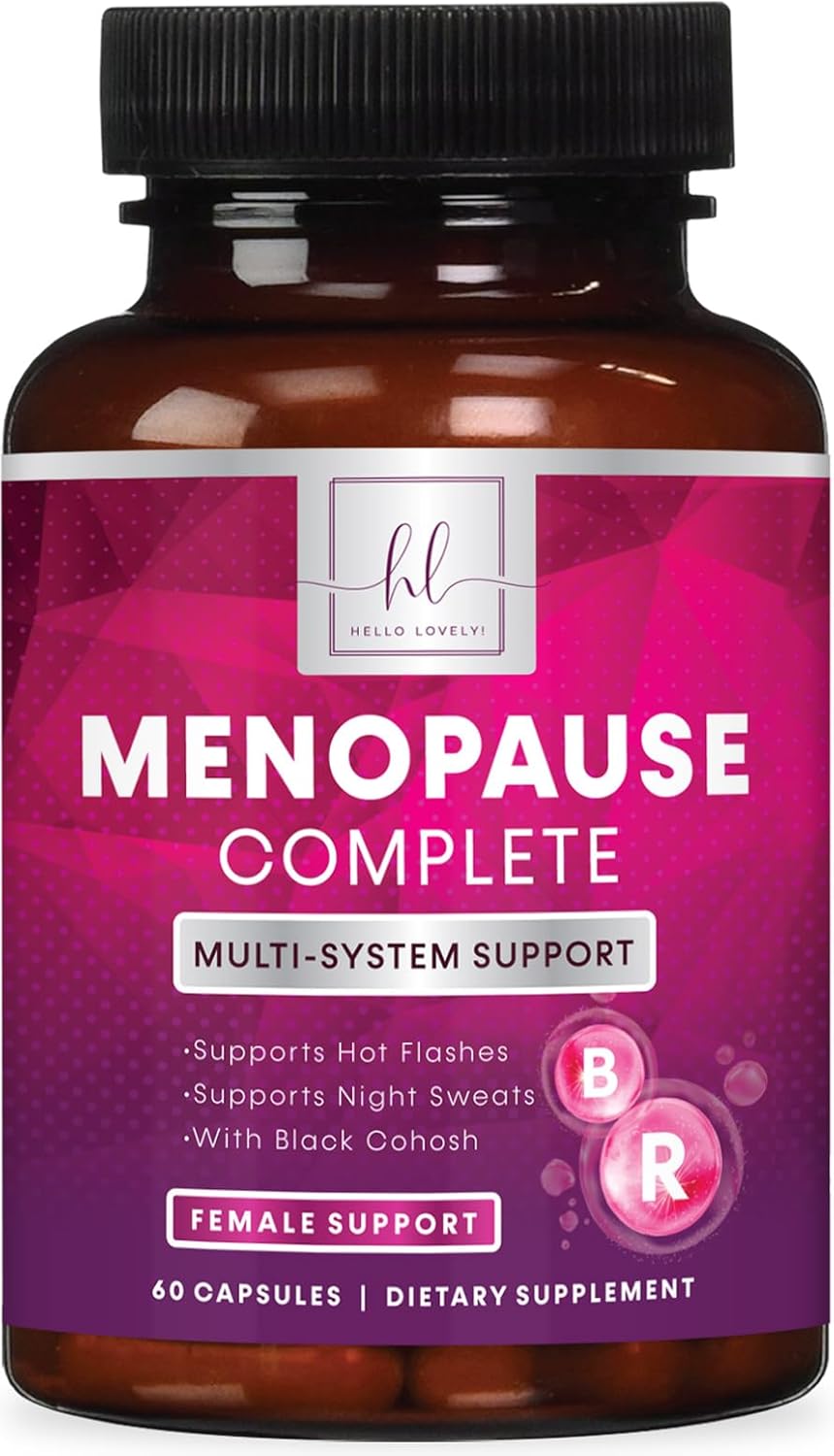 Suplemento para Menopausia con Black Cohosh, Dong Quai, 60 cápsulas