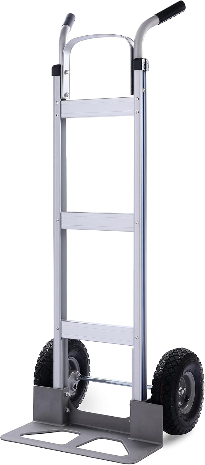 Carretilla de Aluminio LEADALLWAY 550lbs, Ruedas Inflables 10