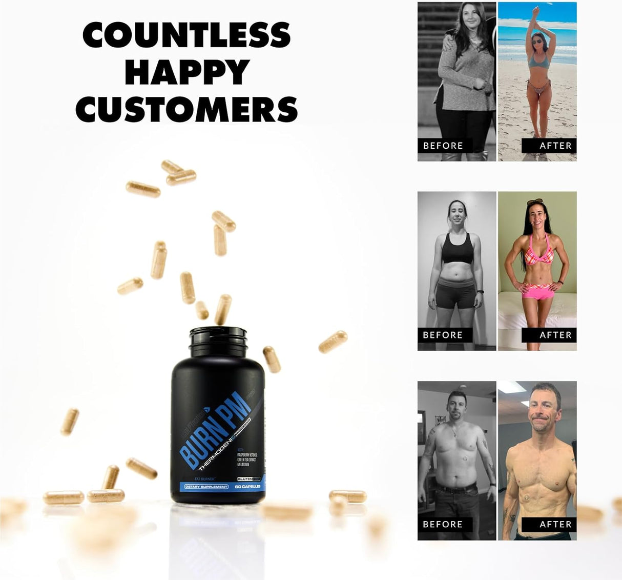Quemador de grasa nocturno Supresor  apetito Sculpt Nation