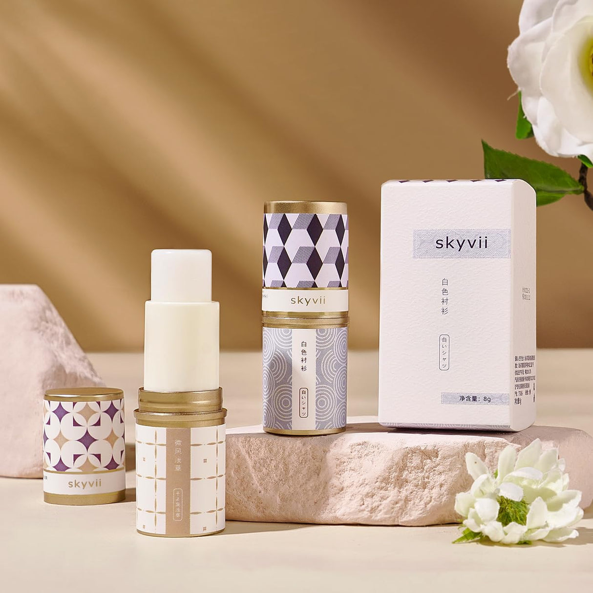 Perfume Sólido Portátil, Natural para Hombres y Mujeres