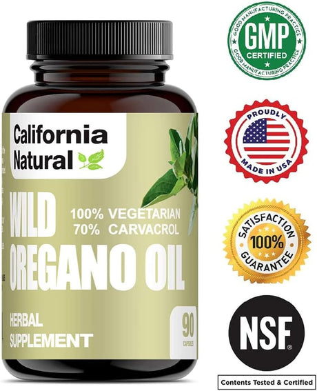 Aceite de Orégano Silvestre Cápsulas Vegetarianas