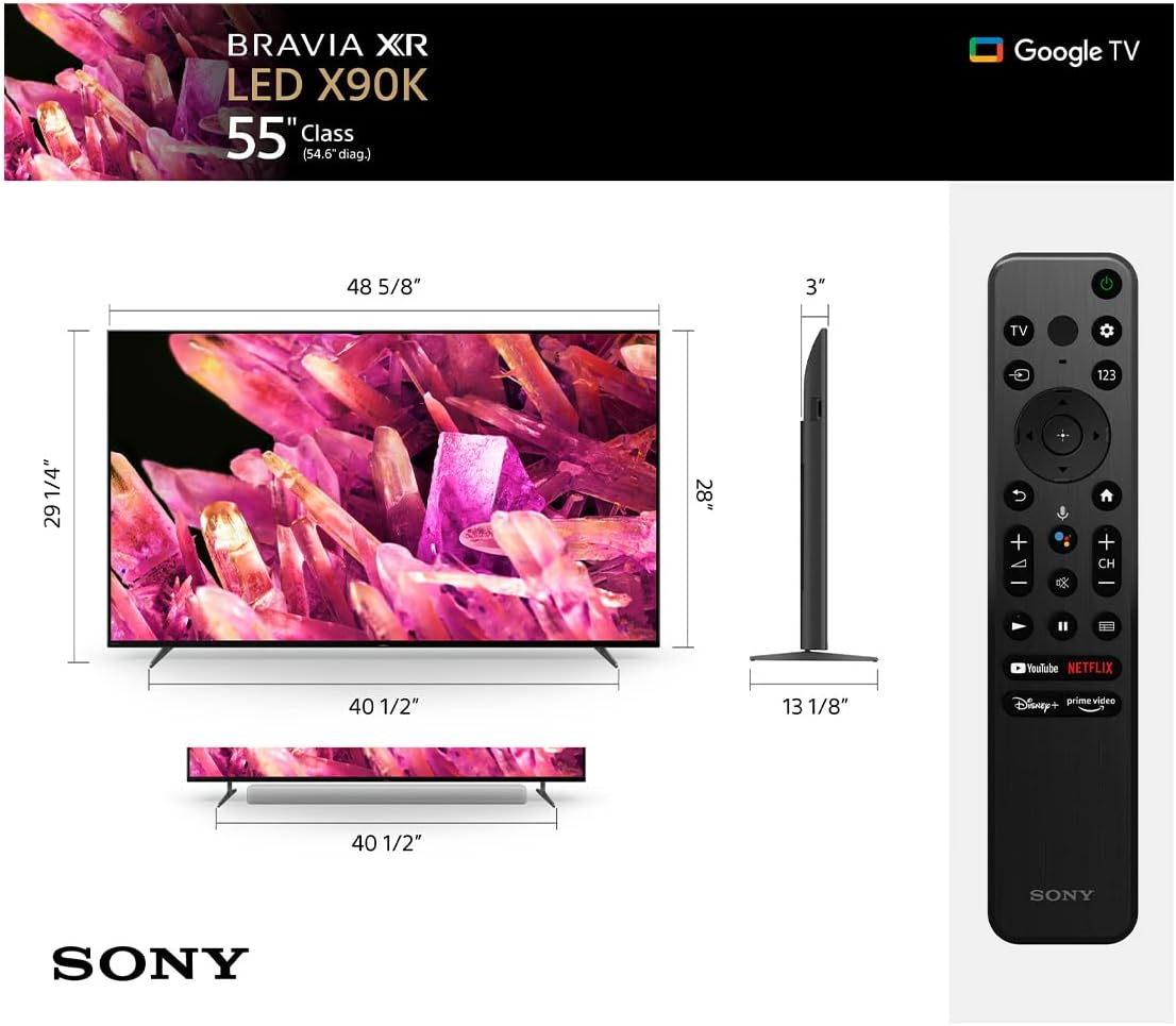 Televisor Sony 75 4K Ultra HD BRAVIA XR75X90K, Dolby Vision