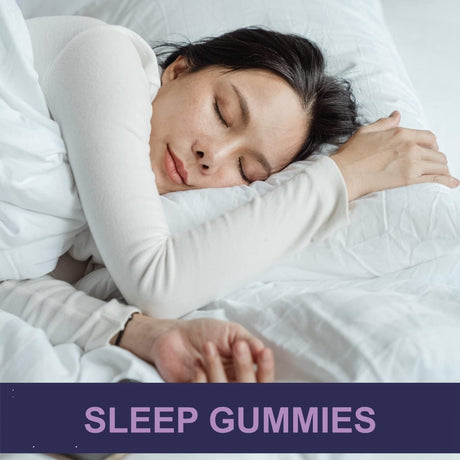 Suplemento Gomitas de cáñamo para dormir de triple acción
