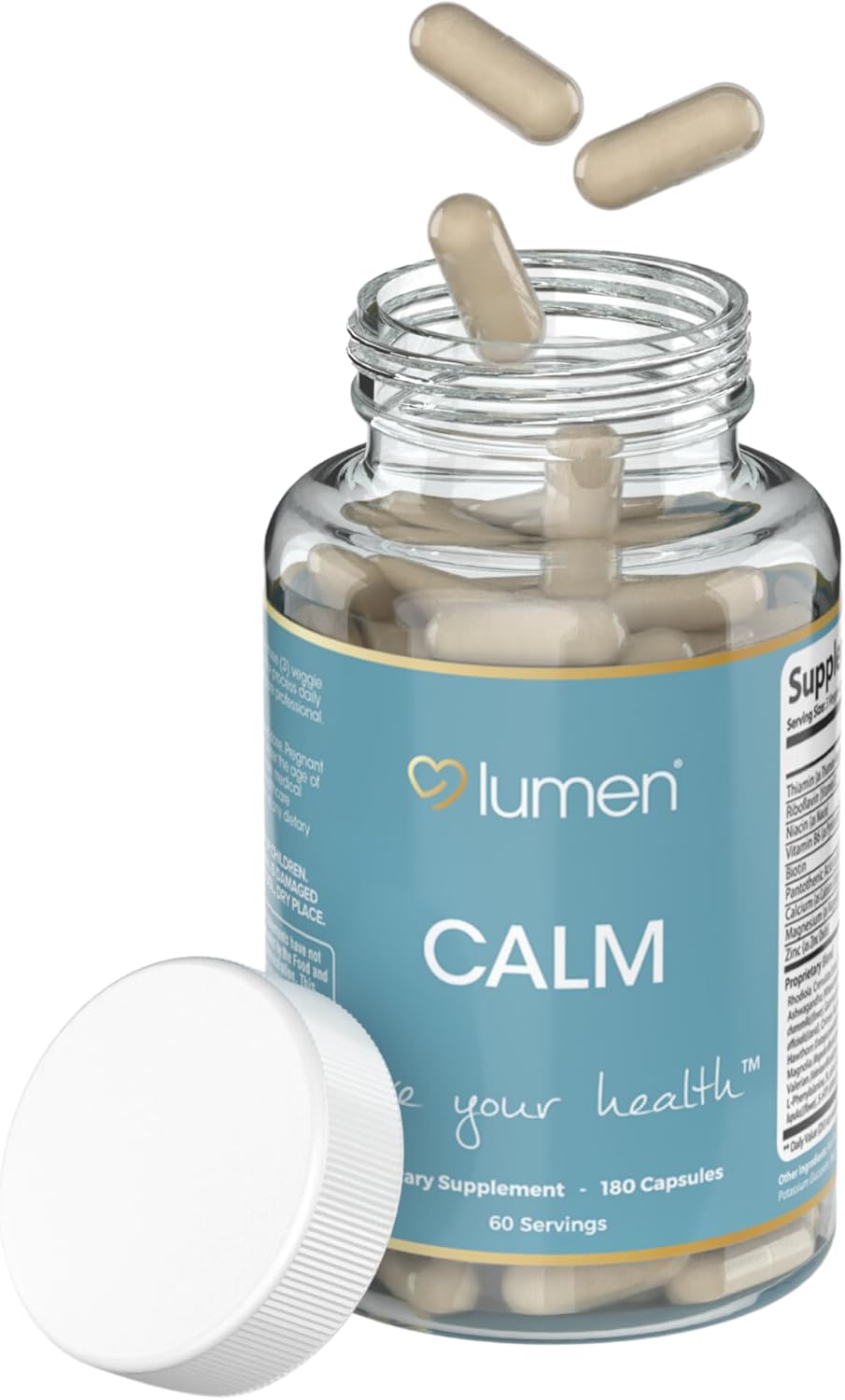 Calm para Mujer – 1200mg, Ashwagandha, 180 cápsulas