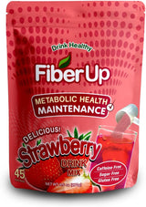Delicioso suplemento de fibra soluble prebiótica fresa