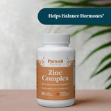 Complejo de Zinc Pattern Wellness con Vitamina C y Probióticos - 30 Cápsulas