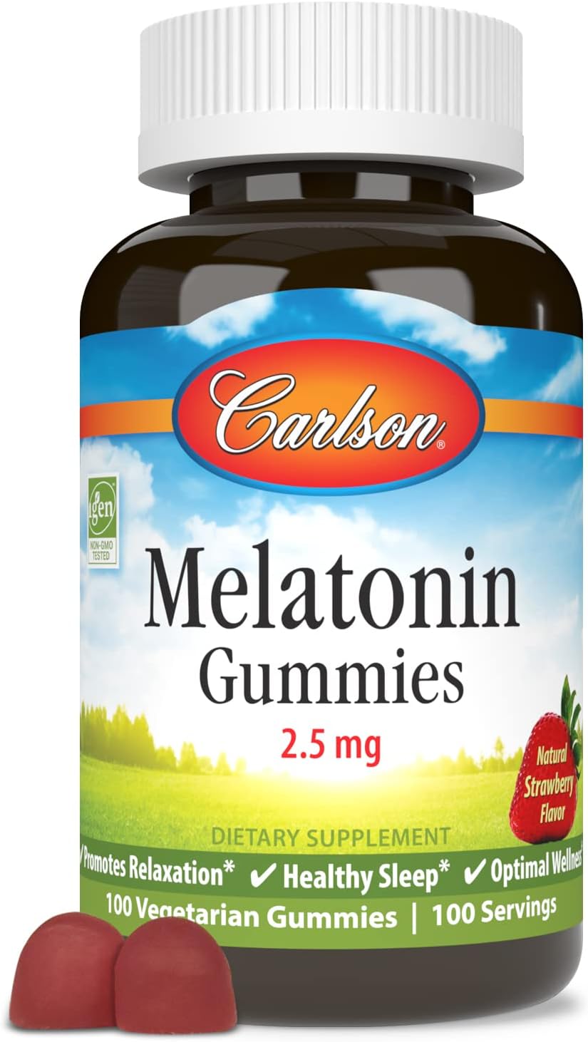 Carlson Gomitas promueve la relajación 2.5 mg fresa 100unid