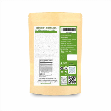 Polvo de hoja de sena orgánico | Alivia el estómago