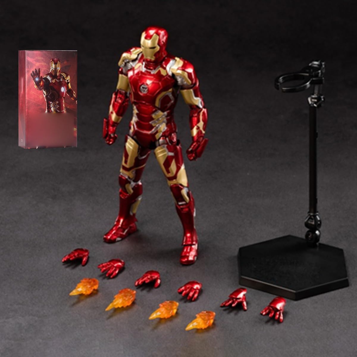 Figurita Coleccionable HiPlay Iron Man MK43 1:10 BFGGTXMK43