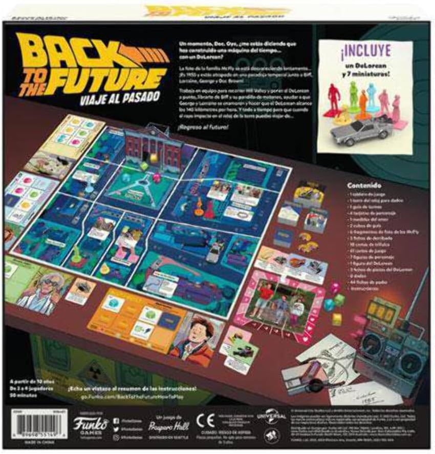 Juego Estrategia Back in Time de Funko SG: BTTF en Español