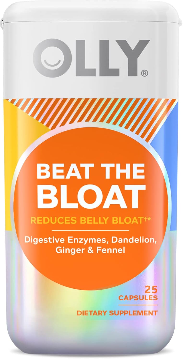 Suplemento OLLY Cápsulas veganas Beat The Bloat 25 unidades