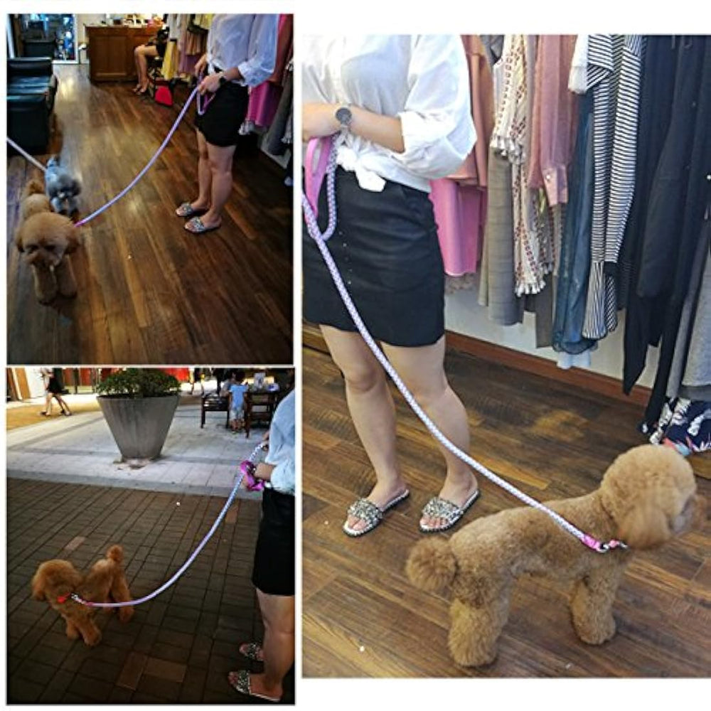 Correa para perro rosa de 6 pies para escalar montañas