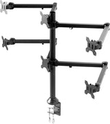Soporte de Pantalla VIVO para 6 Monitores, Ajustable, STAND-V106A