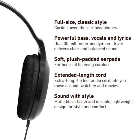 Auriculares Panasonic, ligeros, sonido claro, modelo RP-HT161-K