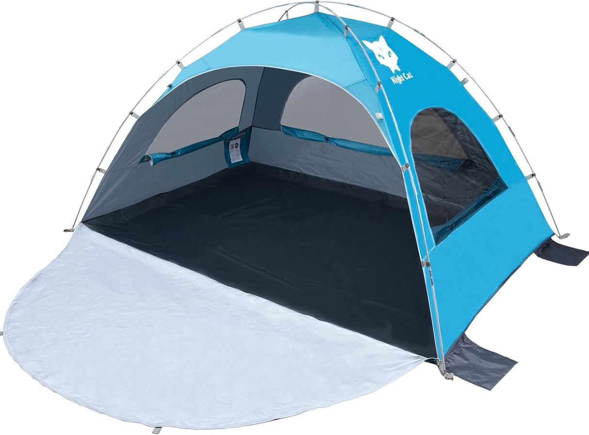 Tienda de Playa Night Cat, Carpa Portátil UV, 2-4 Personas