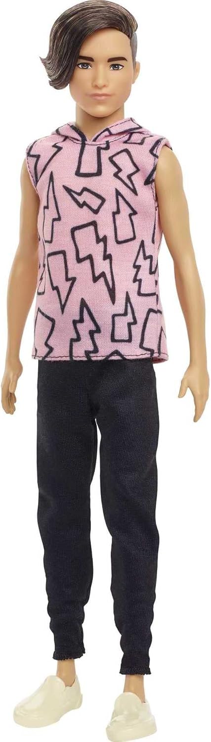 Muñeca Barbie Ken Fashionistas #193, Slender, Pelo Rizado