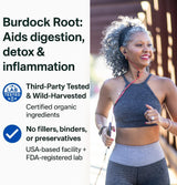 Viva Nutra Cápsulas Orgánicas de Musgo Irlandés, Bladderwrack y Bardana
