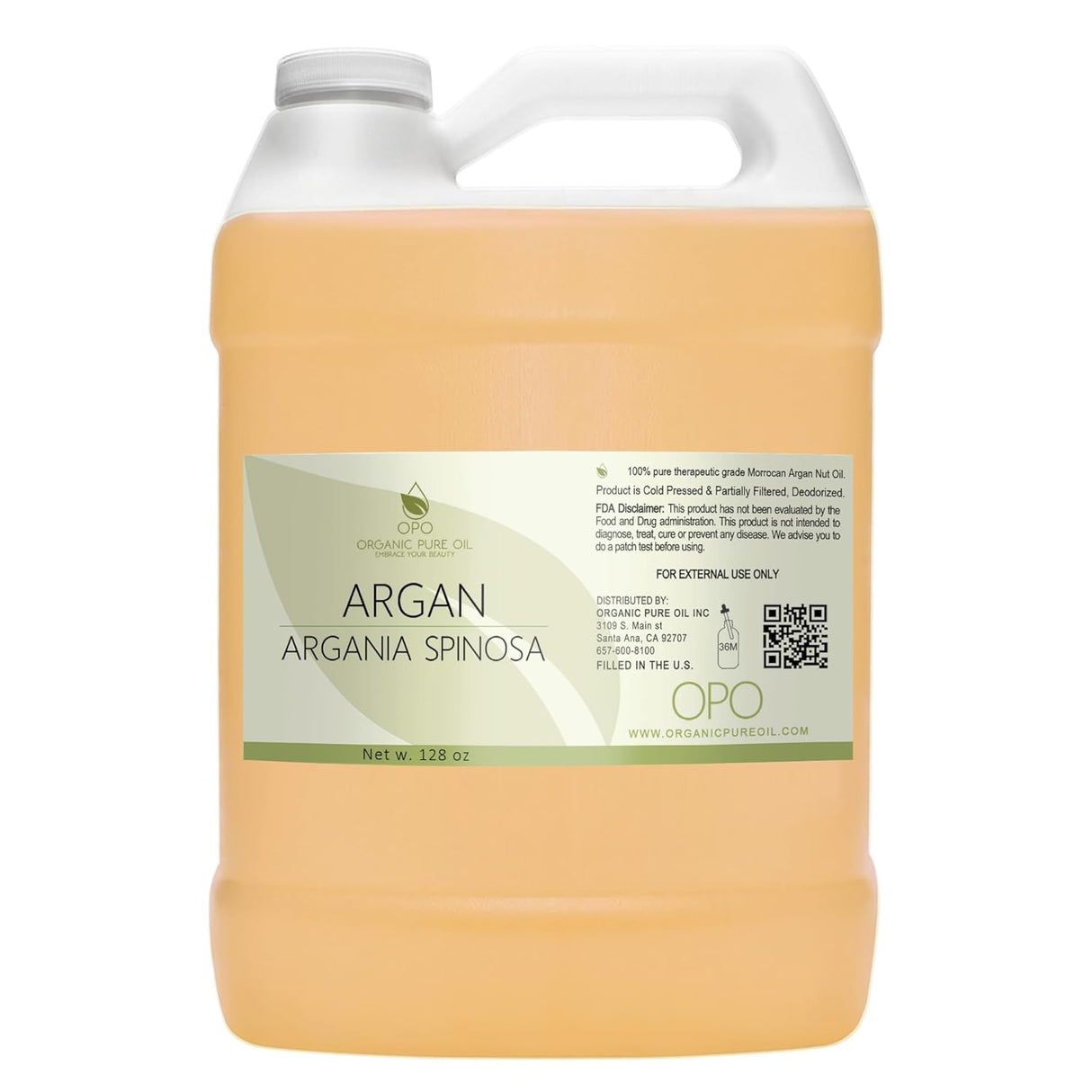 Aceite de Argán Desodorizado  100% Puro Filtrado Vegano
