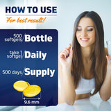 Vitamatic Vitamina D3 5000 IU 125mcg, 500 cápsulas