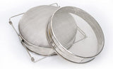 Colador de Acero Inoxidable para Miel, Doble Malla Fina/Gruesa