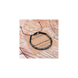Pulseras y tobilleras de código morse inspiradoras