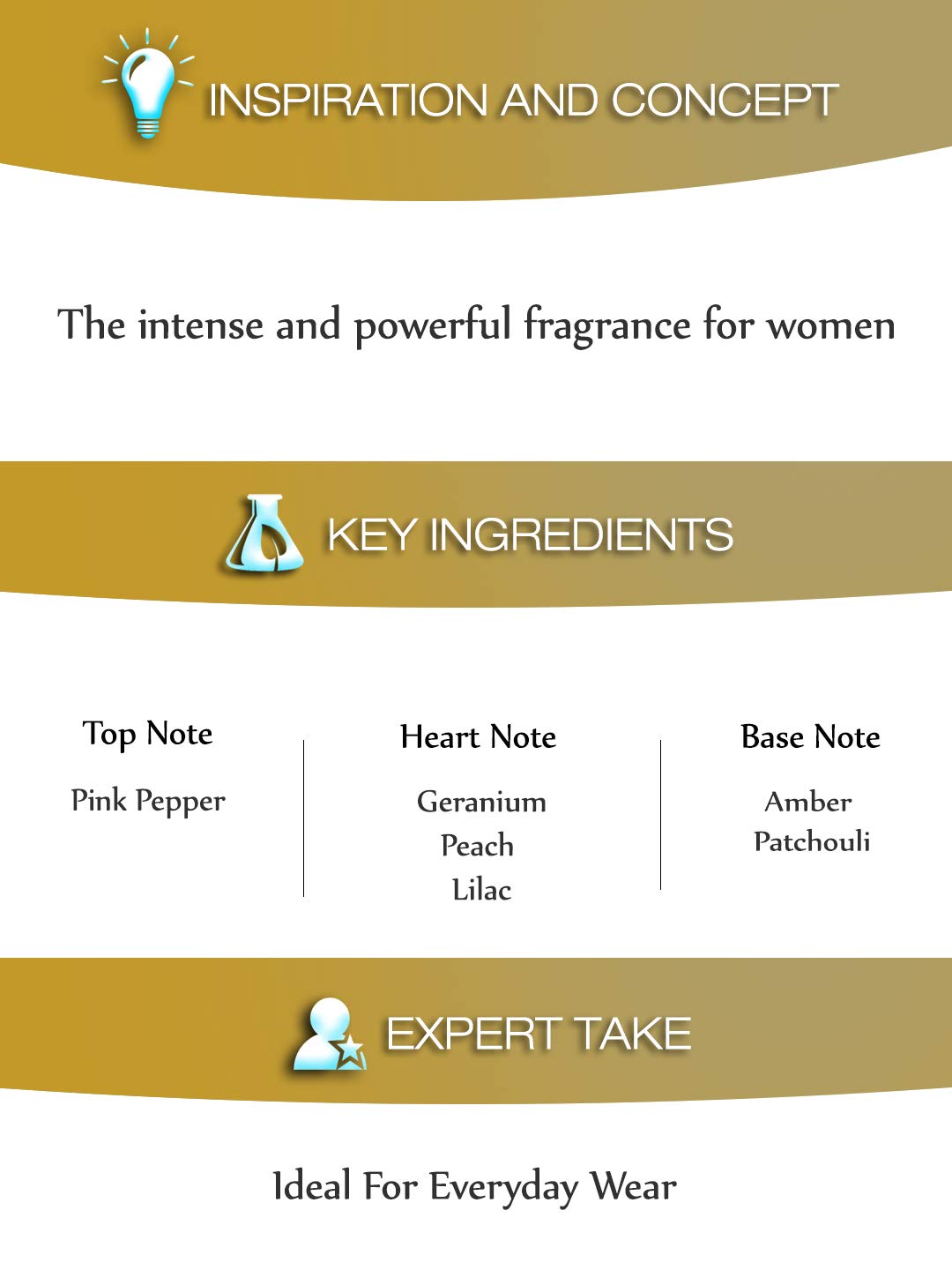 Perfume Golden Dew Intense para Mujer Eau de Parfum Spray