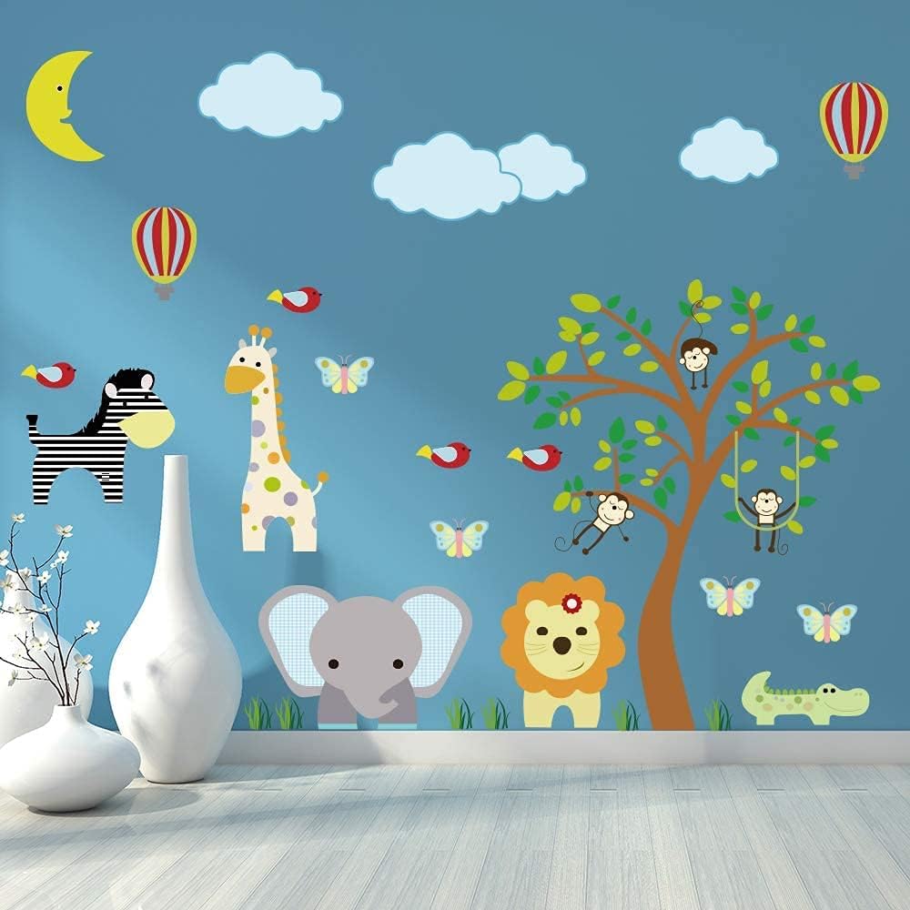 Pegatinas de Pared Animales Jungle - Supzone, Decoración