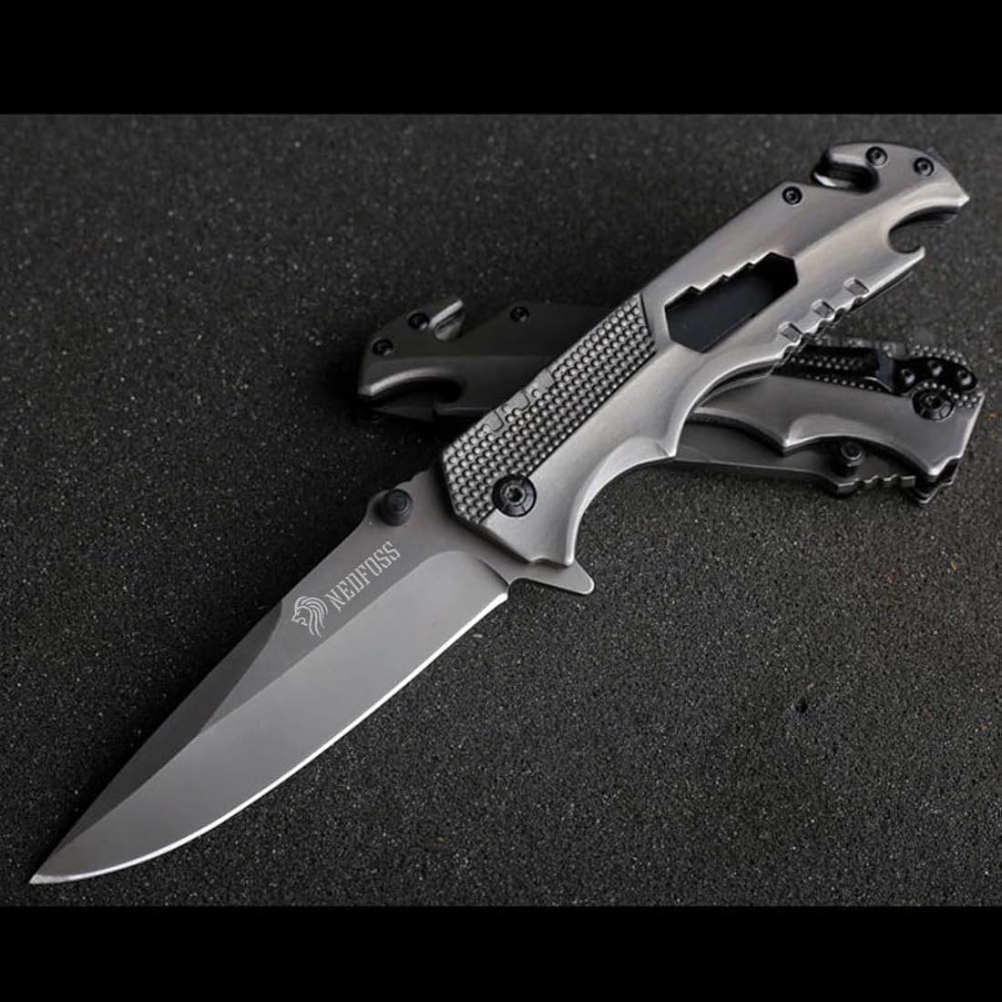 Cuchillo de bolsillo para hombres multiherramienta 5 en 1